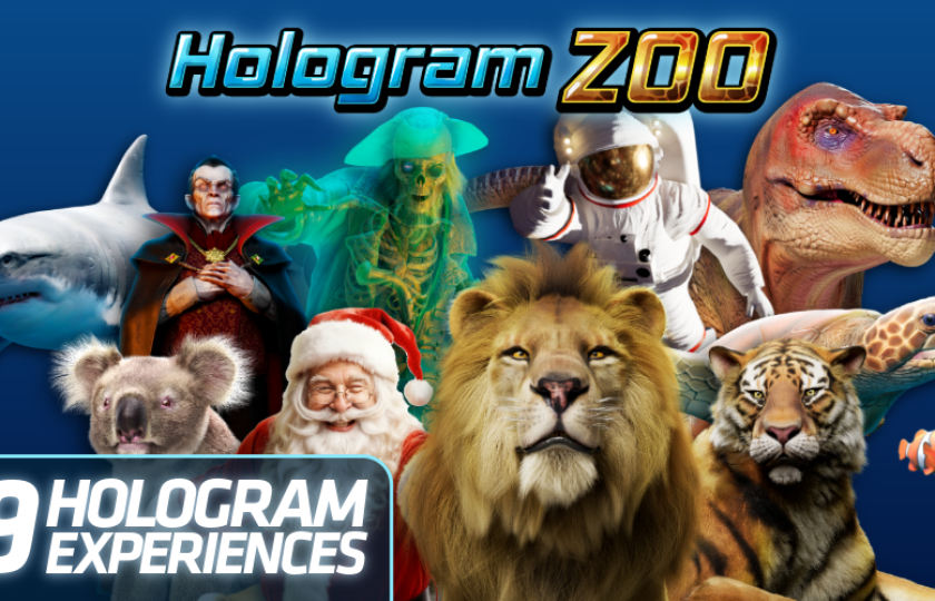 Nine Hologram Zoo experiences available to operators
