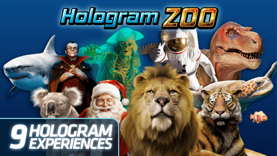 Nine Hologram Zoo experiences available to operators